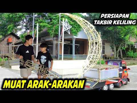 DITDIM MUATAN ARAK ARAKAN UNTUK TAKBIR KELILING 2025
