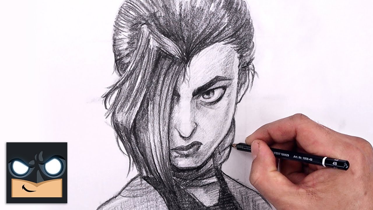 How To Draw Jinx - Arcane Legends Sketch Tutorial