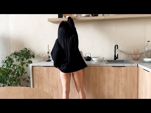 Cleaning Kitchen with Molly