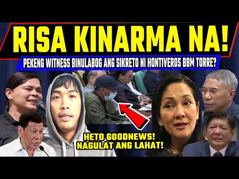 Het0 Go0dNews! Kinarma na si Sen.Risa? Pekeng Witness BumaLigtad? PBBM Torre Dawit sa Tanim Witn3ss?