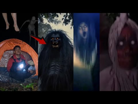 7 PENAMPAKAN HANTU TERSERAM KUNTILANAK DAN POCONG DI JALAN | PENAMPAKAN HANTU TERSERAM DAN TERJELAS