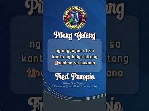 Pitong Gatang – Fred Panopio #shorts #karaoke #karaocraze #instrumental #videoke