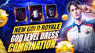 FREE FIRE NEW GOLD ROYAL BUNDLE DRESS COMBINATION || NEW GOLD ROYAL GOD LEVEL DRESS COMBINATION🔥
