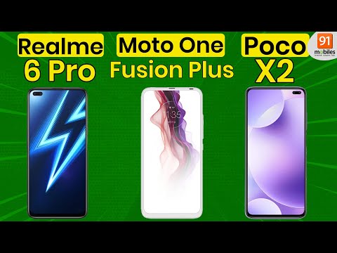 (ENGLISH) Motorola One Fusion Plus vs Poco X2 vs Realme 6 Pro: Comparison overview