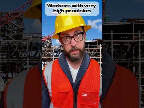 Workers with very high  precision #adamrose #engineering  #construction #workers