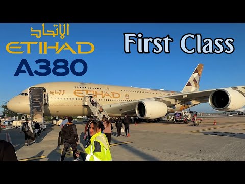 FIRST CLASS  -  Etihad Airbus A380 !  🇫🇷 Paris - Abu Dhabi 🇦🇪  Upper Deck  [FULL FLIGHT REPORT]