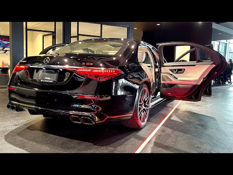 NEW 2025 Mercedes Benz S63 AMG E Performance 802HP Hybrid Carbon Black Metallic Interior & Exterior