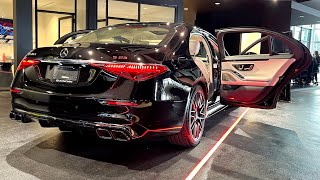 NEW 2025 Mercedes Benz S63 AMG E Performance 802HP Hybrid Carbon Black Metallic Interior & Exterior