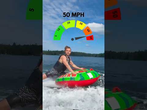 TUBING AT DIFFERENT SPEEDS #tubing #watersports
