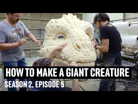Find Out What it Takes to Sculpt a Giant Dragon-Inspired Character Head