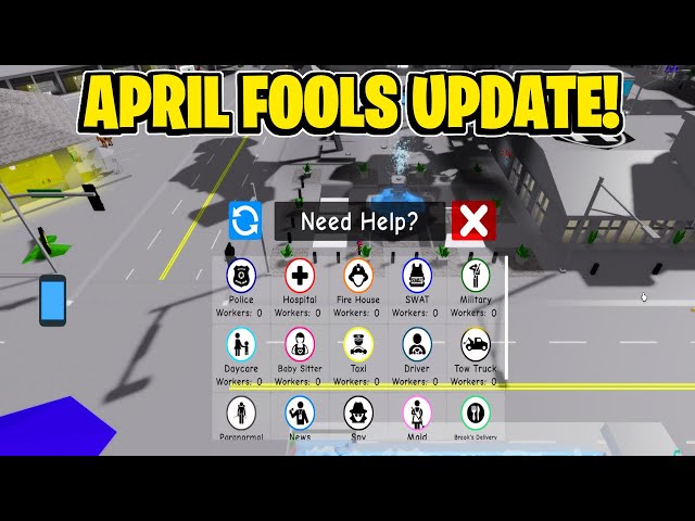 Phone Service Update + April Fools Update In Roblox Brookhaven RP