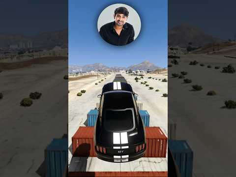 Youtubers Super Cars Jumping Test #gta5 #mrindianhacker #technogamerz #souravjoshivlogs #shorts