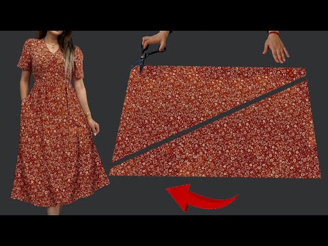 ⚘️Amazing Sewing Idea Dresses ❣️All Size 💃Sew This In 10 Minute ✨Summer Trends Dresses So Easy Style