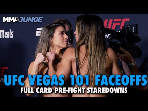 UFC Fight Night 249 Full Fight Card Faceoffs from Las Vegas | UFC Vegas 101