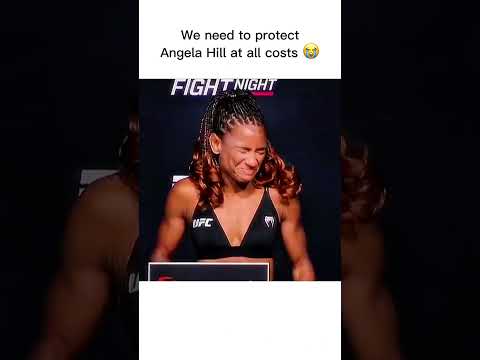 Angela Hill removing her breast implants during weight in #ufc #mma