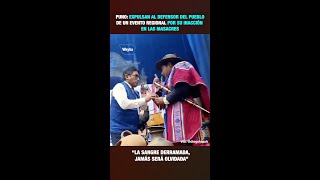 Puno: Expulsan al defensor del Pueblo de un evento regional por su inacción en las masacres