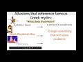 Decoding Allusions in Greek Myths