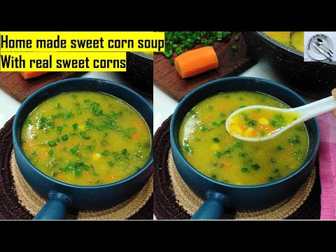 स्वीट कॉर्न सूप ऐसे बनाऊं तो मेरे घरमें बहुत पसंद की जाती है | sweetcorn soup recipe