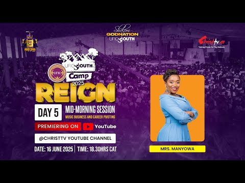YOUTH CONFERENCE DAY 5 MID MORNING SESSION   MRS MANYOWA