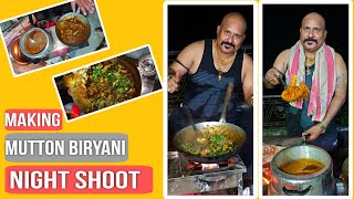 रात   के अंधेरे में बनाया मटन 🍗/नाइट शूट । EATING SPICY MUTTON ....#mukbanghorfun #food 