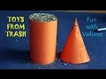 Comparing Cylinder and Cone Volumes