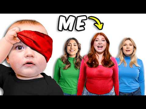 Can My Baby Guess ME among 10 other Moms...🍼