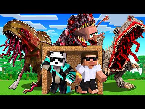 We Survived PARASITE DINOSAURS in Minecraft!
