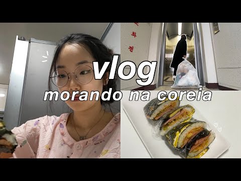 vida na coreia | vlog: dias simples, cozinhando, sanduíche coreano, primeiro passeio do pingu