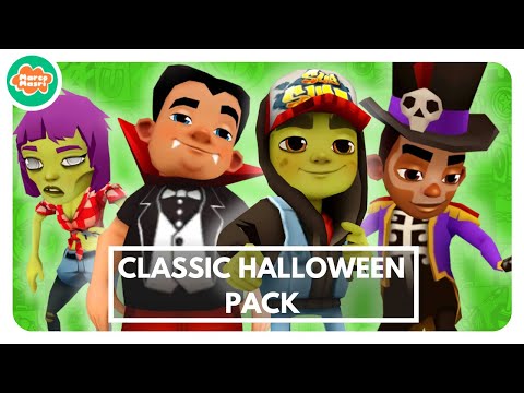 Subway Surfers CLASSIC HALLOWEEN PACK - Zombie Jake, Zoe, Eddy and King