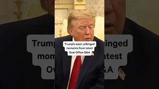 Trump’s most unhinged moments from Oval Office Q&A