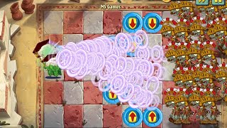 PvZ 2 Challenge - All Plants X100 Level 1 Vs 50 Centurion Zombies Level 6 - Who will win?