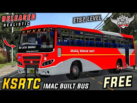 Download KSRTC IMAC BUILT BUS MOD FOR BUS SIMULATOR INDONESIA | BUSSID V4.3 | #bussidmods