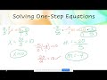 Solving One and Two Step Equations Challenge