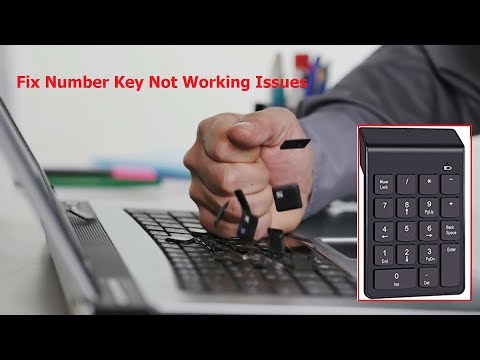 number keys not working windows