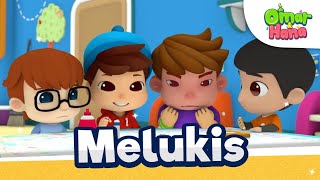 Melukis 🎨🖼️🖌️| Omar & Hana | Kisah dan Lagu Kanak kanak Islami