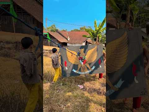 Layangan besar pemecah rekor #diy #kreatif #gagaheuy #viral