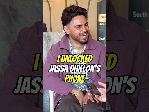 I unlocked Jassa dhillon’s phone😂🤯 Insane reaction #anmolmagic #jassadhillon #mindreading #punjabi