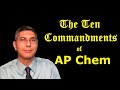 AP Chemistry Calculator and Notation Concepts