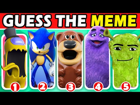 Guess Meme VOICE | Among Us Sus, Sonic, Fredy Fazbear, Grimace, Omega nugget shrek, gegagedigedageda