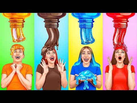 Desafío de Comida Gomosa, Comida Real vs Comida de Chocolate | Momentos Divertidos por Trend DO