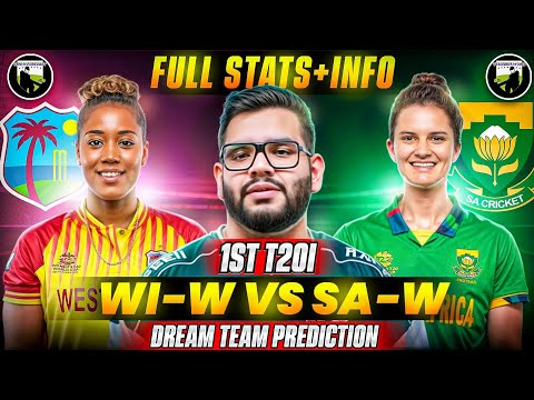 WI-W vs SA-W Dream11 Prediction|WI-W vs SA-W Dream11|WI-W vs SA-W Dream11 Team Prediction|