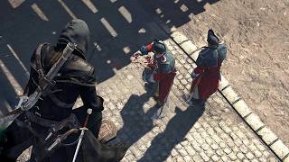 Assassin's Creed Rogue Single Sword Hight Action Gameplay with Dark Assassin Outfit