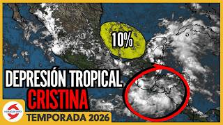 Cristina se debilita a depresión tropical. Las lluvias seguirán para El Salvador y Guatemala.