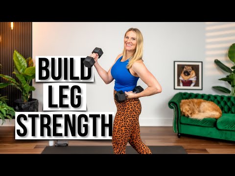 Traditional Lower Body Strength Training | BUILD MUSCLE! | FULL STANDING | Legs, Glutes, Thighs