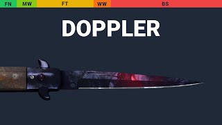 Stiletto Knife Doppler Wear Preview