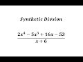 Synthetic Division Concepts and Techniques