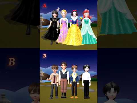 Girls VS Boys Shaka Lala boom boom challenge ?❤️#shorts #viral #zepeto #tiktok