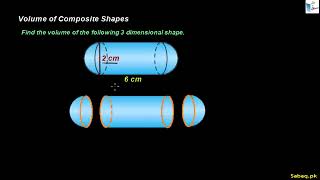 Volume of Composite Shapes