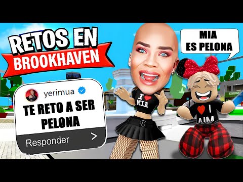 CUMPLIENDO RETOS en BROOKHAVEN con MI HERMANITO 👦🏼 (ROBLOX)