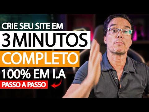 COMO CRIAR UM SITE COMPLETO EM 3 MINUTOS, 100% COM I.A, JÁ GANHANDO DINHEIRO [PASSO A PASSO]